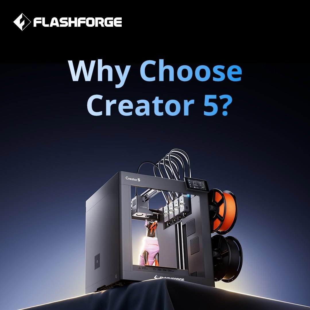 Flashforge-Creator-5-Pro-3D-spausdintuvas-kaina-akcija-nuolaida-kuponai-NiuxTech-info-NEW-3