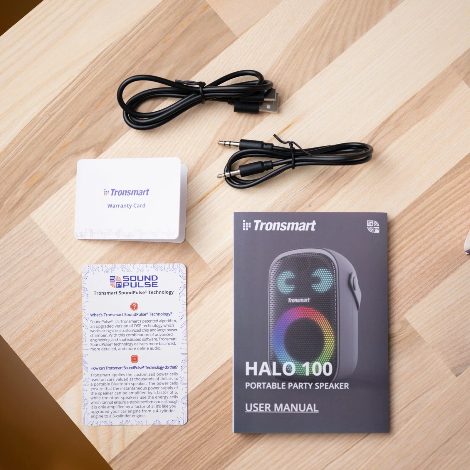 Altavoz Bluetooth Tronsmart Halo 100 con sonido de 60 W, luces RGB. –  Celestia Europe