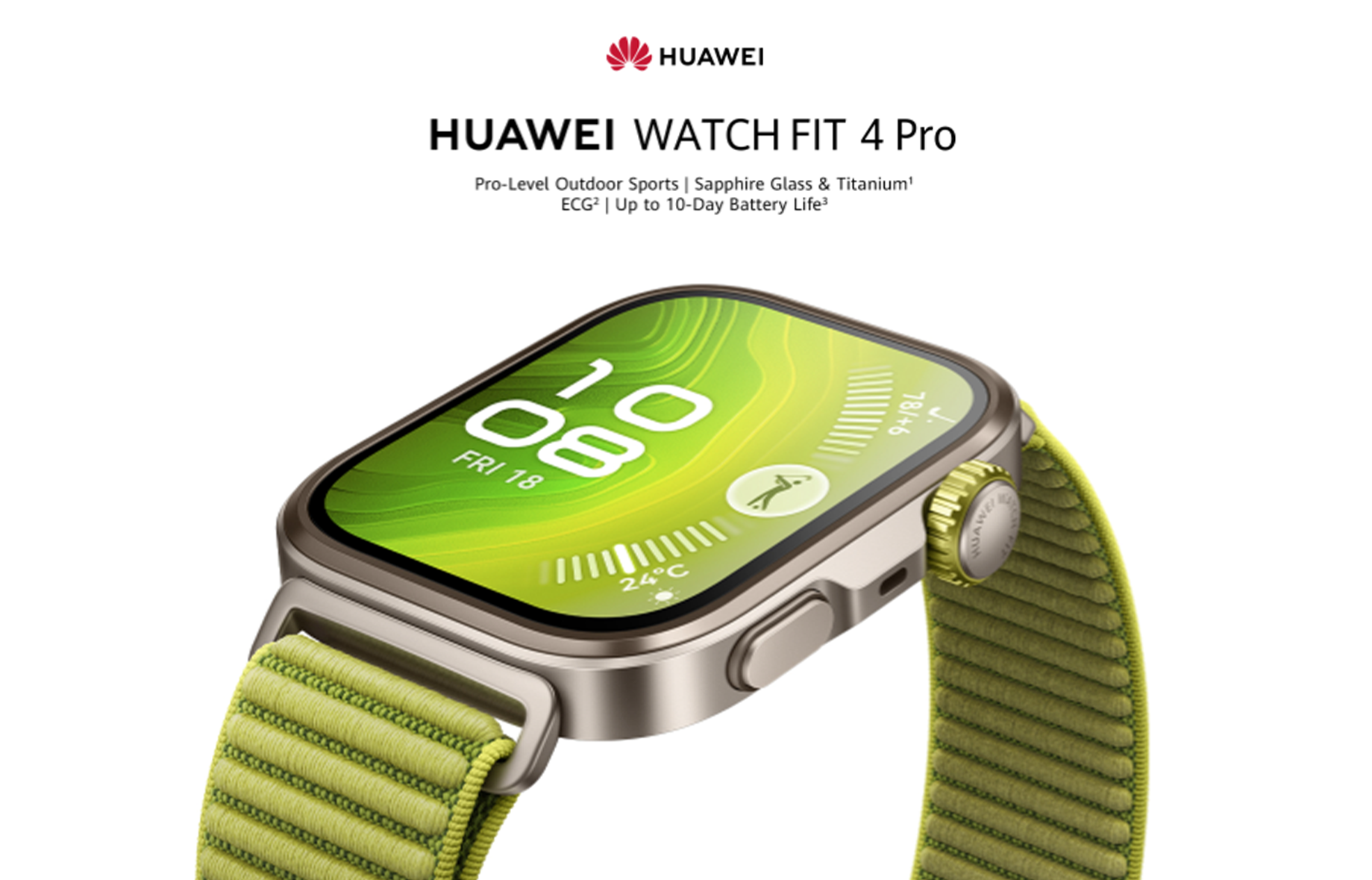 Huawei Watch Fit 4 Pro – smartwatch with GPS — Niuxtech
