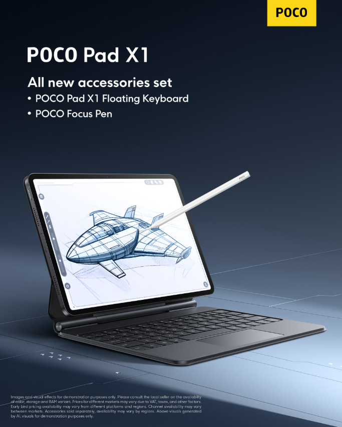 POCO Pad X1 Tablet 11.2″ 144Hz 8GB 512GB — Niuxtech