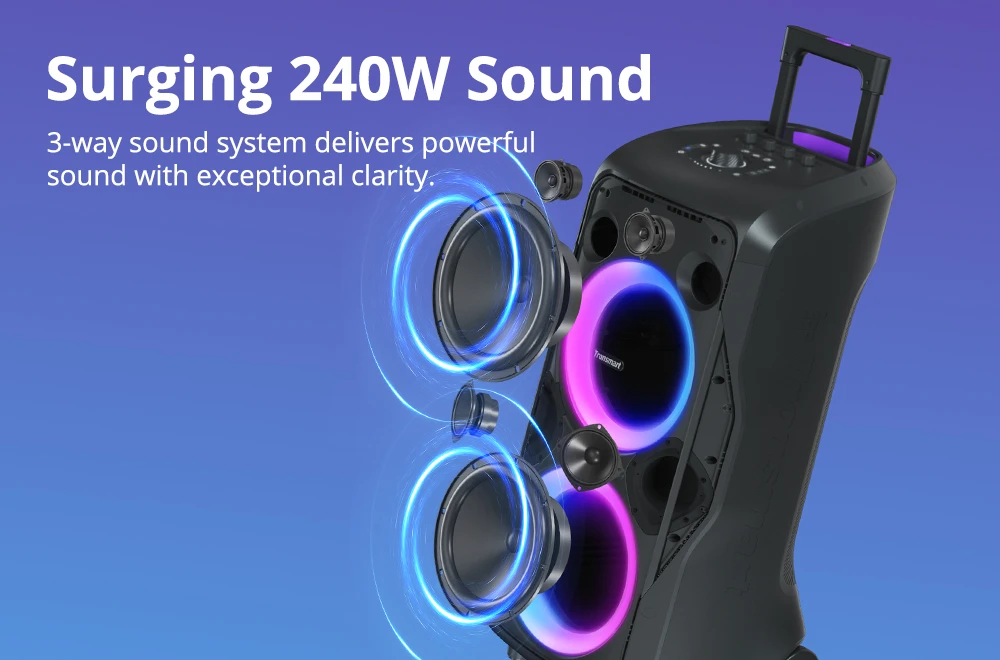 Tronsmart-HALO-300-portable-party-speaker-240W-coupon-code-NiuxTech-info-3