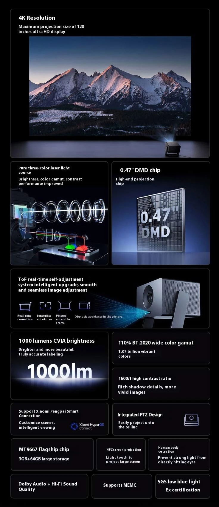 Xiaomi-Laser-Projector-3-4K-projektorius-1000-CVIA-lumens-kaina-akcija-nuolaida-kuponai-NiuxTech-info-3