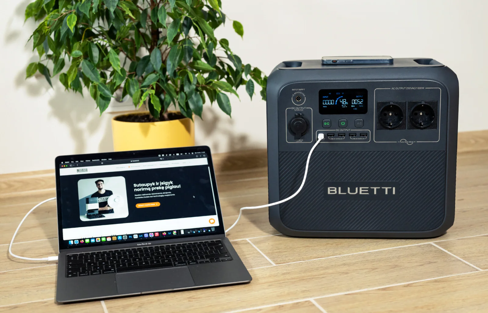 Мобильная электростанция BLUETTI AC180 - обзор — Niuxtech