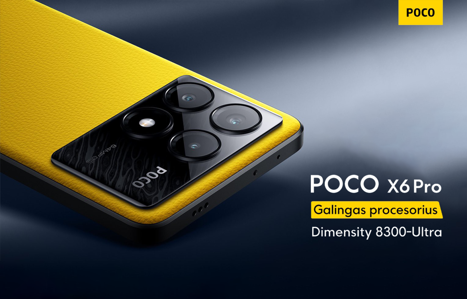 POCO X6 Pro 5G 8/256GB - Yellow