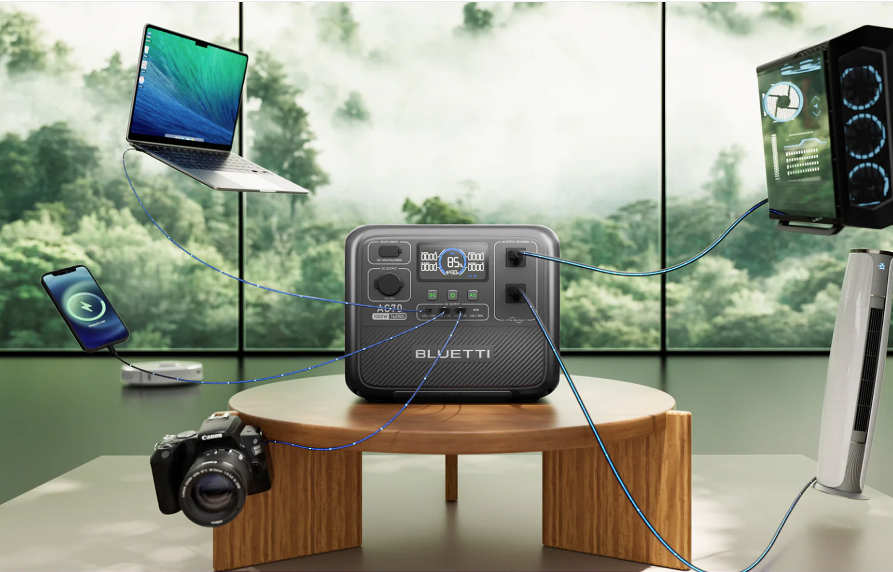BLUETTI AC70 mobile power station — Niuxtech