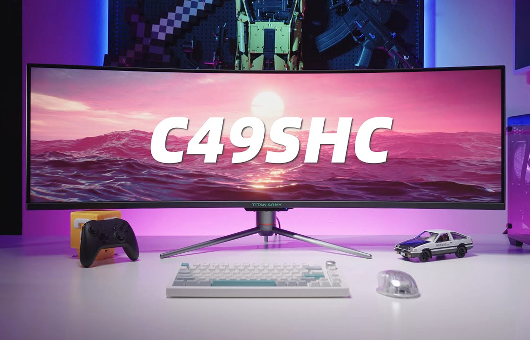Titan Army 49″ colių monitorius 144Hz — Niuxtech